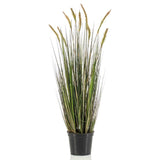 Plant artificiel émeraude en plastique Pot Fox Tail Grass Automne 90 cm