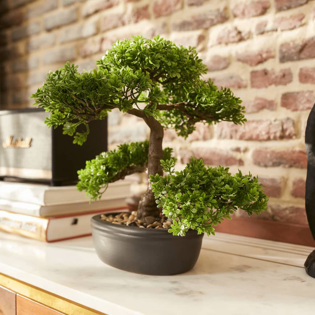 Smaragd Art Plant Mini Bonsai Ficus Green 32 cm 420002