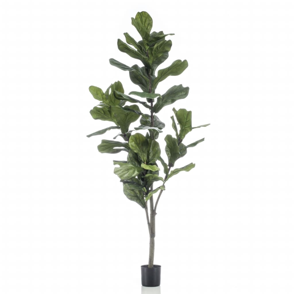 Pianta di smeraldo vegetale artificiale viola foglia pianta 160 cm