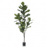 Pianta di smeraldo vegetale artificiale viola foglia pianta 160 cm