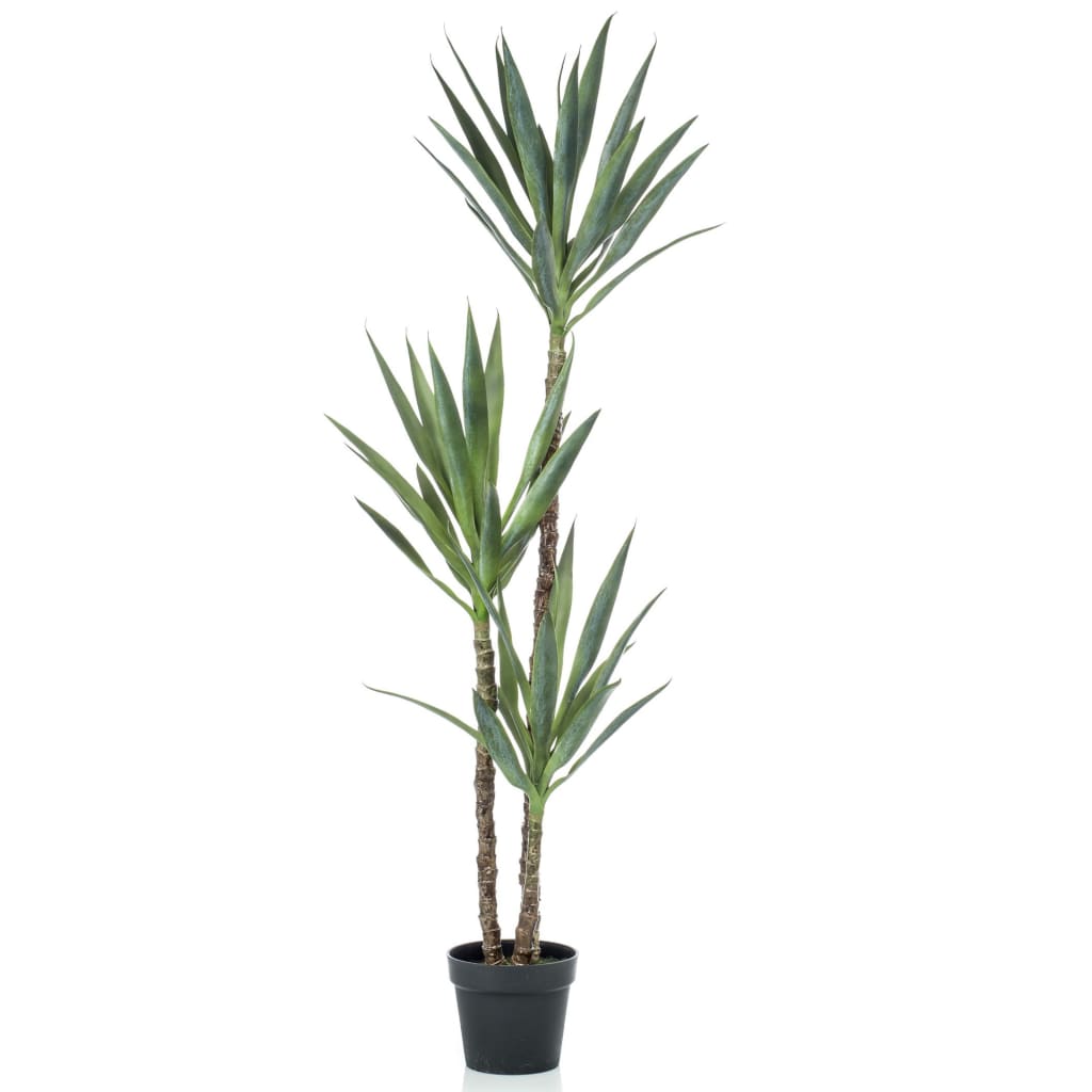 Smaragdová umělecká rostlina v pot Yucca 150 cm