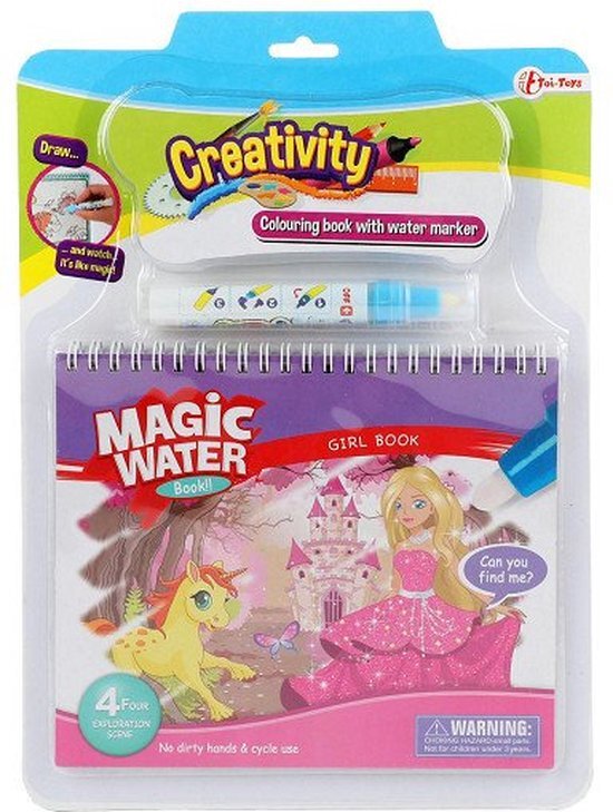Kreativitéit Faarwen mat Waasserprinzessin mam Marker