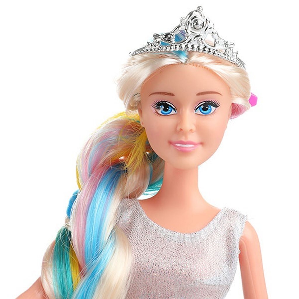 Boneca adolescente de Lauren com extensões de cabelo e roupas