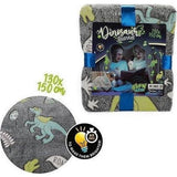 TOI-TOYS Glow n Fun Glow in the Dark Deken Dino, 130x150cm
