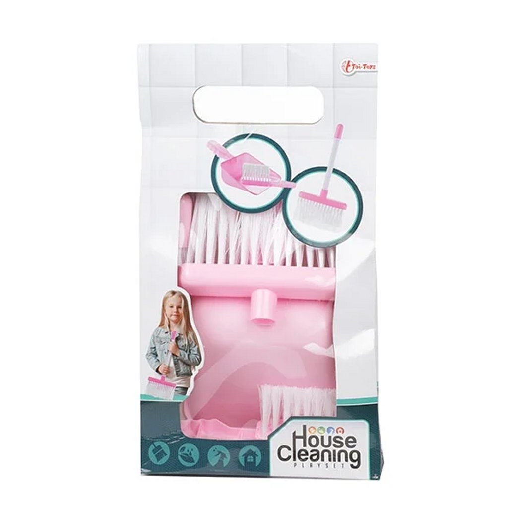Toi-toys Botzen Set Breom mat Dustpan a kann