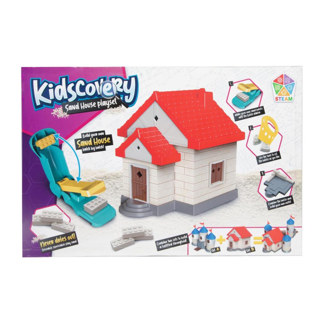 KidsCovery Naredite peščene gradnike s strojem
