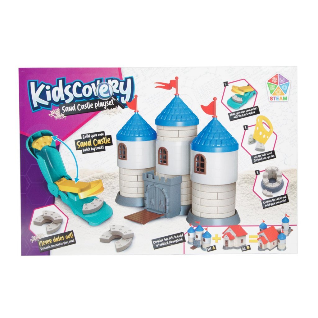 KidsCovery Naredite peščene gradnike s strojem