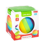 Toi-toys kleng Stäre stacking Tower Puzzle Ball 6-Stéck