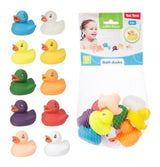 Toi-toys rubber duck cool colors net a 10 pcs