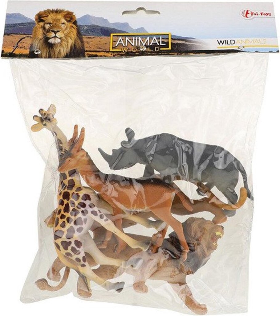 Toi-Toys Animal World Wild Animals Deluxe, 5 pcs.