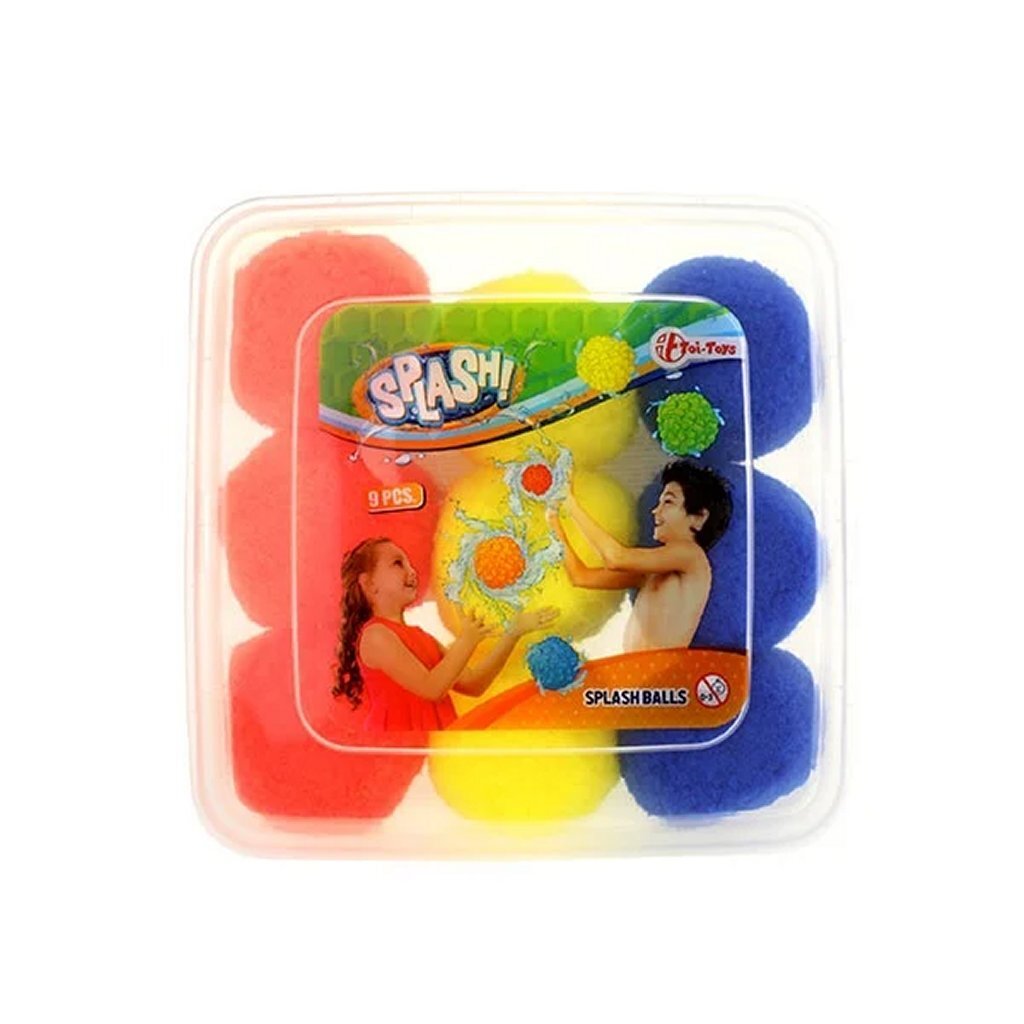 TOI-Toys Splash Super Splashball, 9st.