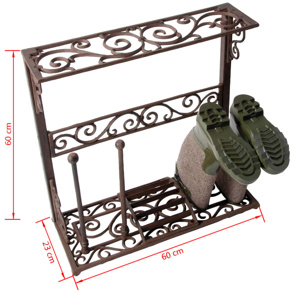 Esschert Design eschert Design Boot Rack S lito železo LH58