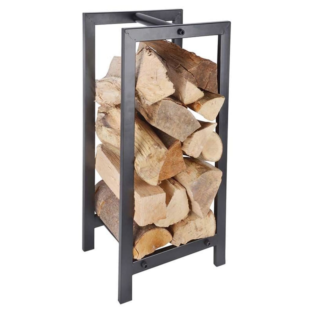 ESSCHERT Design leseni stojalo za shranjevanje črne
