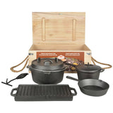 Esschert Design Esschert Design Camp Fire Cooking Set 7-dílná zwartff240