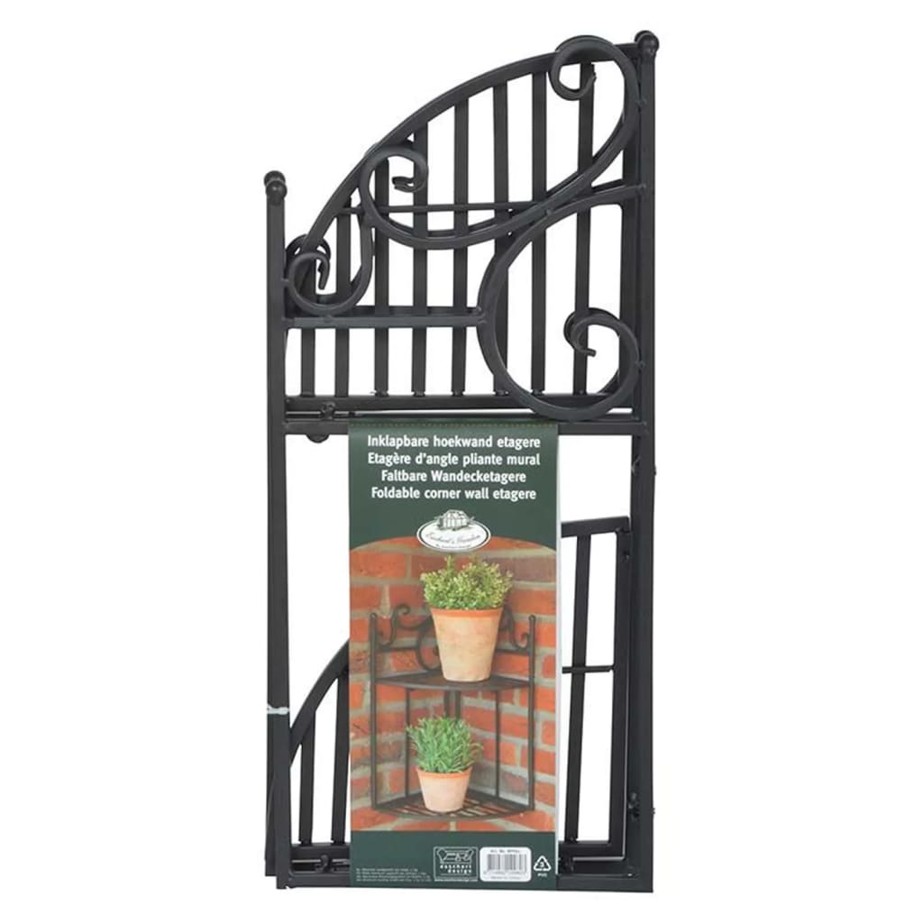Esschert Design Esschert Design Wand Rack zesummegefaller Eck Modell