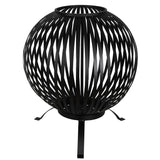 Esschert Design Esschert Design Fire Korf Ball -formet kulstofstål sort FF400