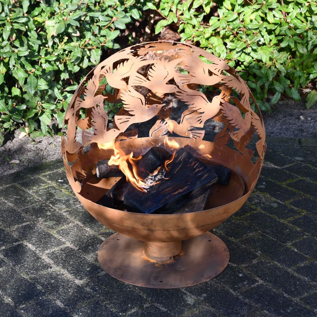 Esschert Design Esschert Design pejs laserskåret fugle rust -farvet
