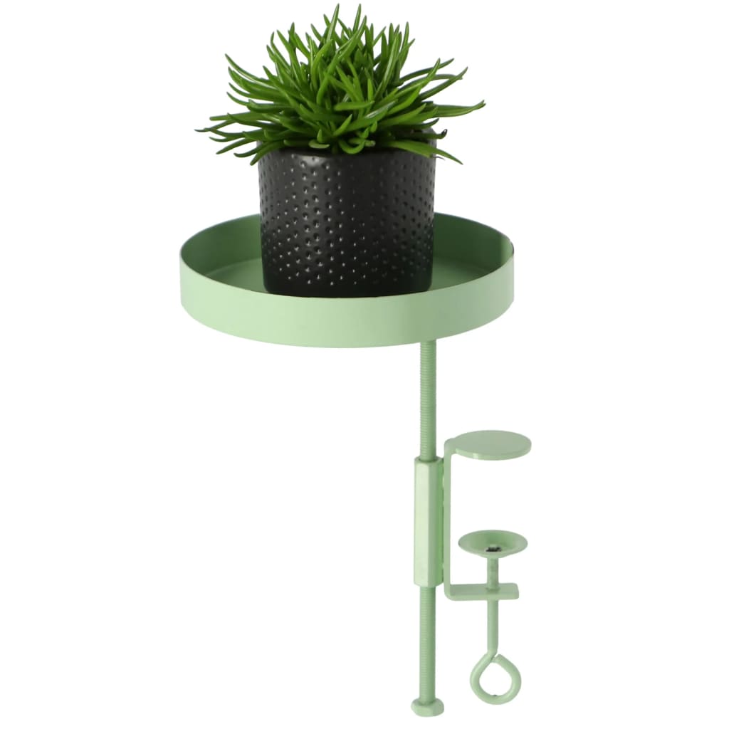 Esschert Design Esschert Design Rostl Blad se svorkou kolem S zelené