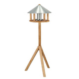 Esschert Design Bird feed house with silo and around roof zinc