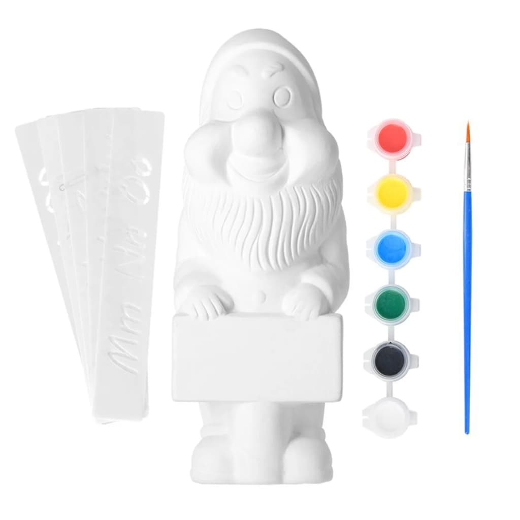 Esschert Design Esschert Design Garden Gnome With Paint Do-It-Yourself