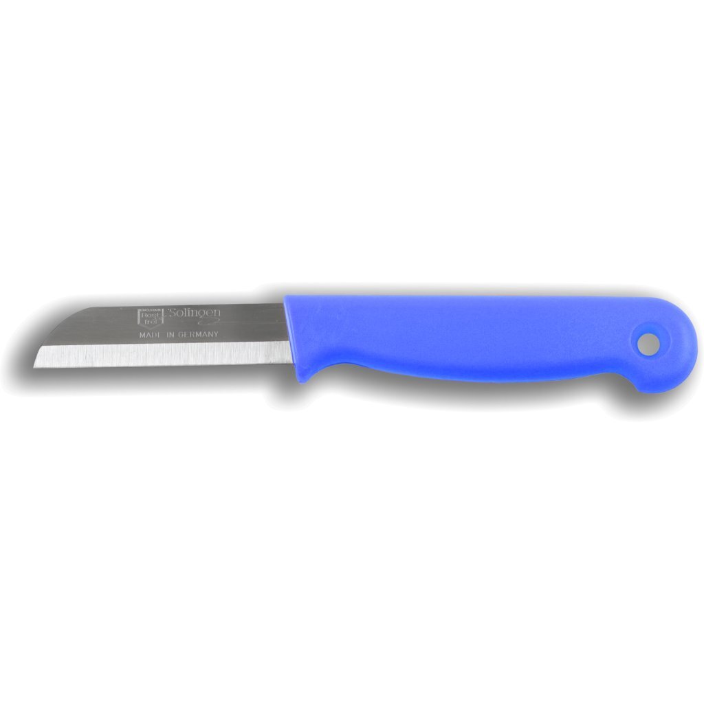 Couteau de pomme de terre Solinger 6 cm bleu en acier inoxydable