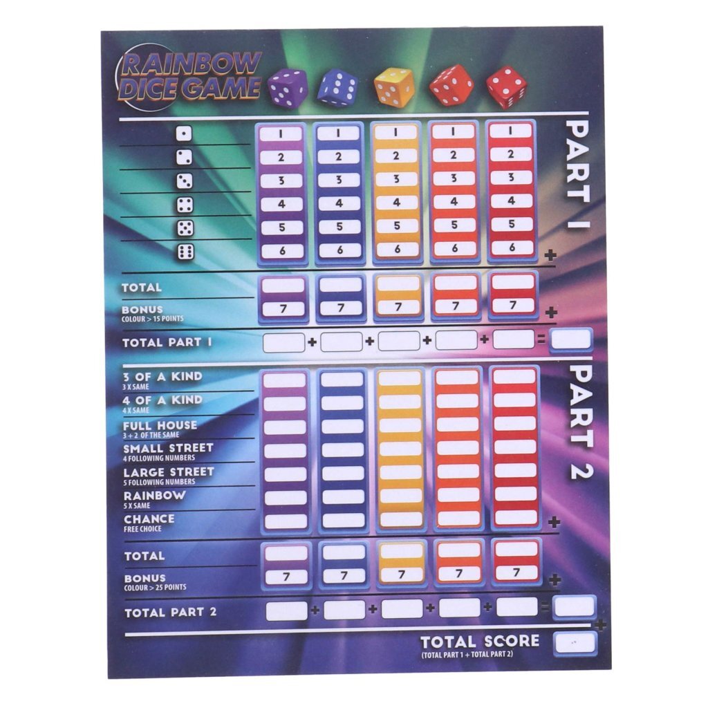 Creative craft group dice games combination pack, 4-in-1