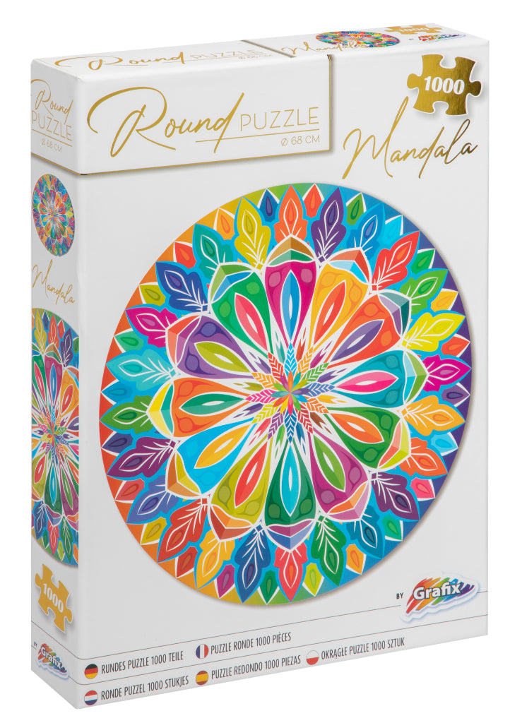 Grafix Mandala Round Puzzle 1000 piezas