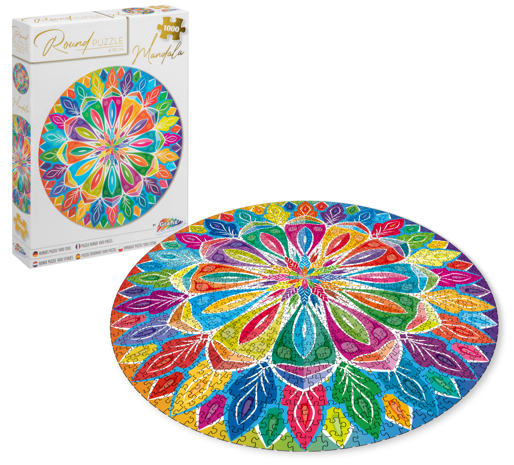 Grafix Mandala Round Puzzle 1000 piezas