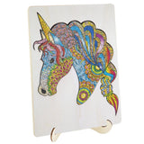 Creative Craft Group Wood Jegin Puzzle Unicorn, 137st.