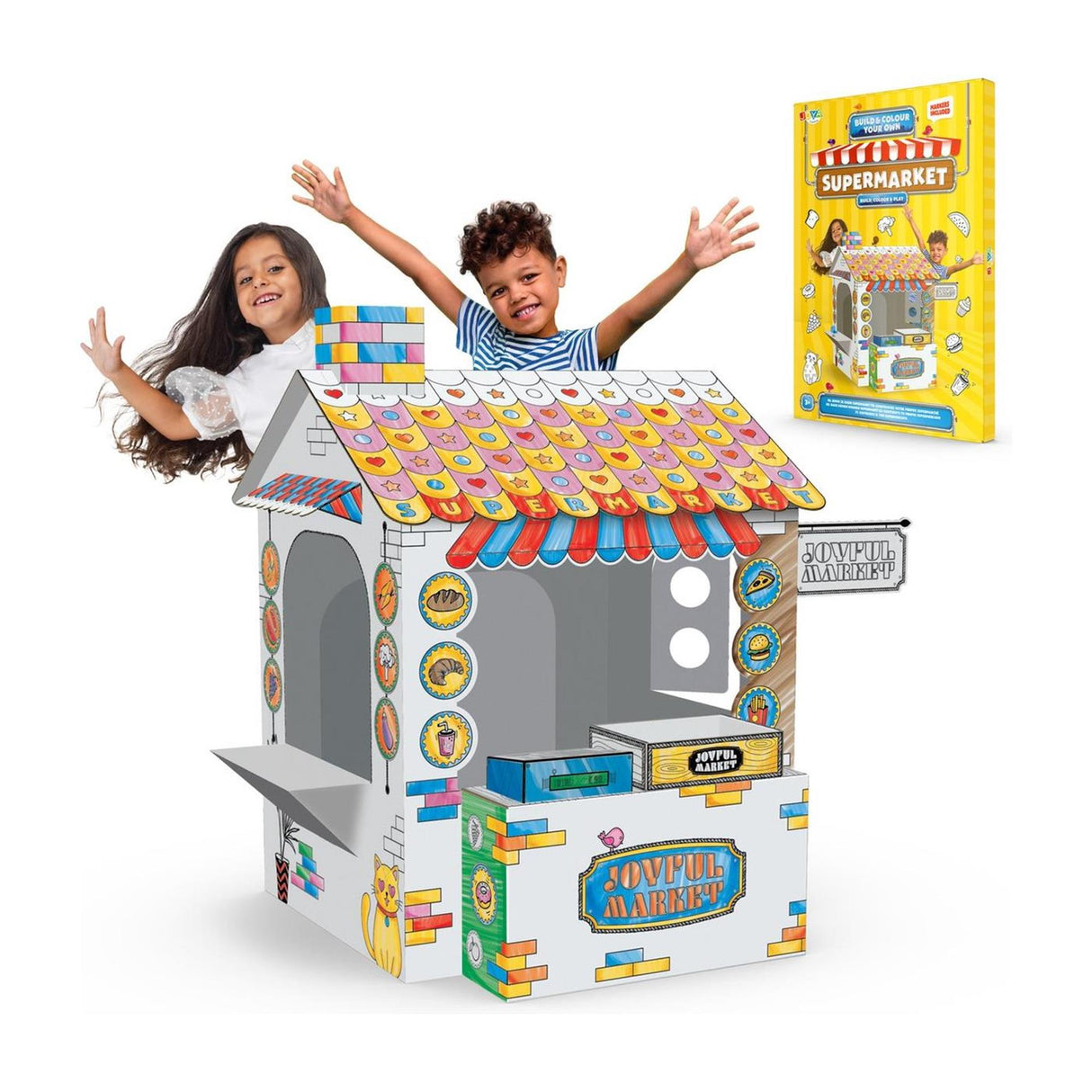 Joya creative play tent build your own supermarket