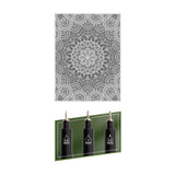 Creative craft group stippenkunst op doek mandela - 40 x 30 cm - incl. fineliners