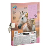 Diary with lock A5 horse collection 60 pages