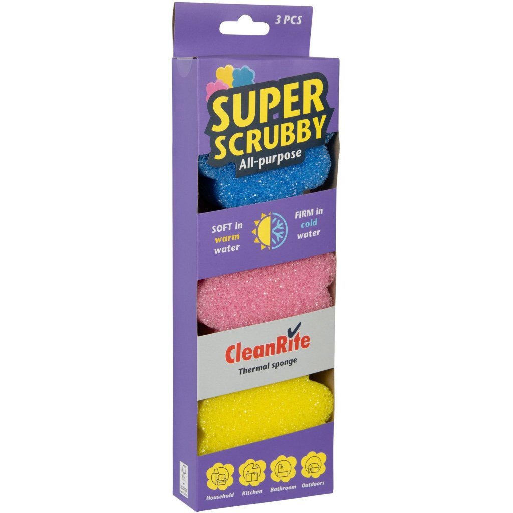 Cleanrite szuper súrolószivacs 3 részes, minden célra