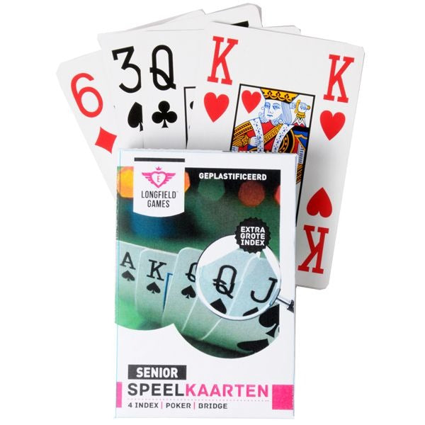 Hrací karty senior extra velký