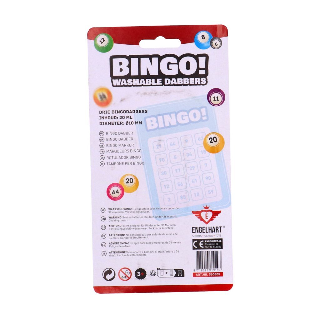 Marcatori di bingo, 3 °.