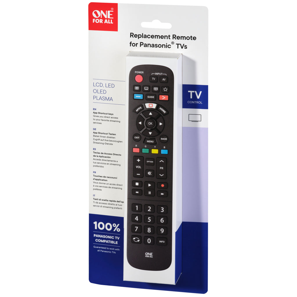 One for all urc4914 for panasonic tv