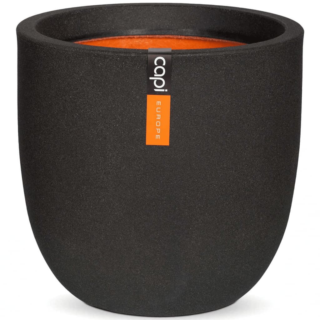 Capi Flowerpot Urban Smooth 54x52 cm Nero KBL935