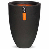 Capi Flowerpot Urban Smooth Elegant Low 36x47 cm Black KBL782