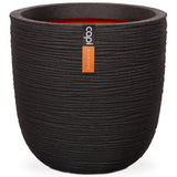 Capi blomstrende natur rib 43x41 cm sort kblr933