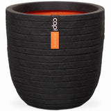 Capi Capi Flowerpot Nature Row 35x34 cm Schwarz KBLRO932