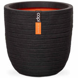 Capi Capi Flowerpot Nature Row 43x41 cm Schwarz KBLRO933