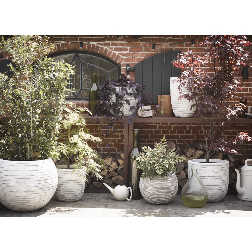 Capi Blummenpot Naturkrasch Kugelfaarf 40x32 cm Elfenbein-koffoctor270