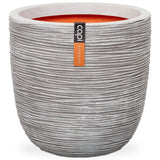 Capi Flowerpot Nature Rib 35x34 cm Slonokoščena obarvana Kofi932