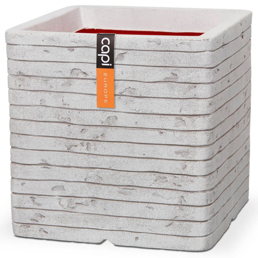 Capi Planter Nature Row Square 30x30 cm Slonokoščena wid.902