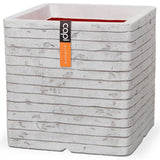 Capi Planter Nature Row Square 30x30 cm Slonokoščena wid.902