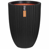 Capi Capi Flowerpot Urban Tube Elegant Low 46x58 cm Black KBLT783