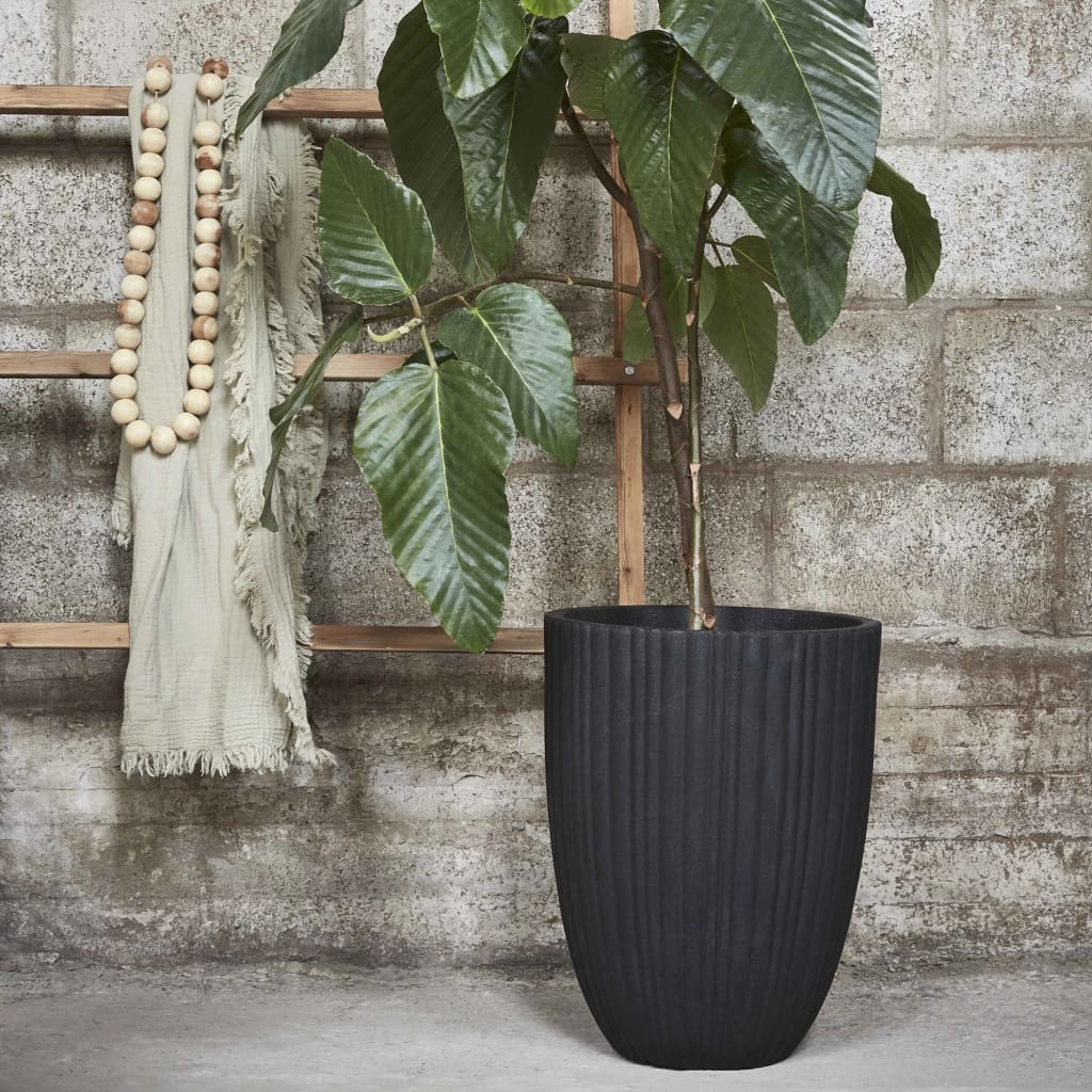 Capi Capi Flowerpot Urban Tube Elegant Low 46x58 cm Black KBLT783