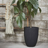 Capi Capi Flowerpot Urban Tube Elegant Low 46x58 cm Black KBLT783
