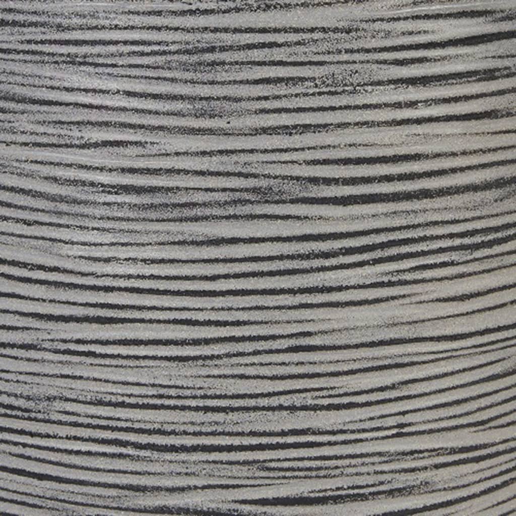 Capi Flowerpot Nature Rib Sfärisk 62x48 cm Anthracite Kofz271