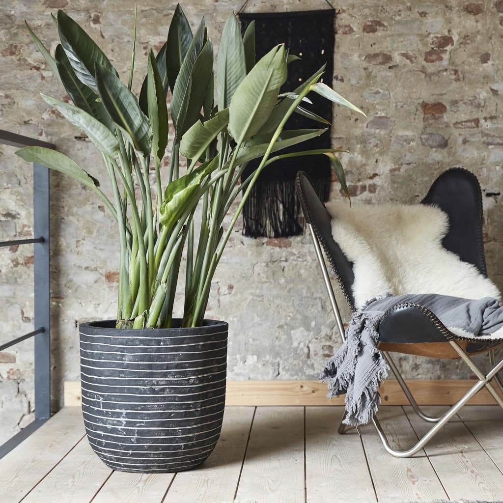 Capi Flowerpot Nature Row 54x52 cm Anthrazit WFD935